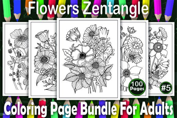 Download Flowers Zentangle Coloring Book Pages - Flowers zentangle coloring book Collection