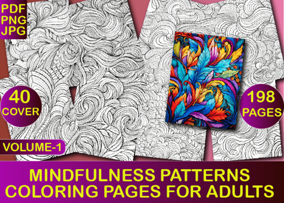 Download Mindfulness Patterns Coloring Book F V-1 - Mindfulness patterns Collection