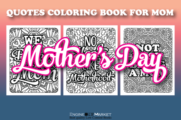 Download Mother's Day Coloring Book with Quotes - Premium Bundle