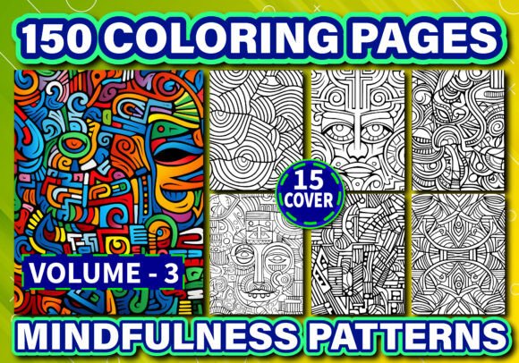 Download 150 Mindfulness Patterns Coloring Pages - Mindfulness patterns Collection