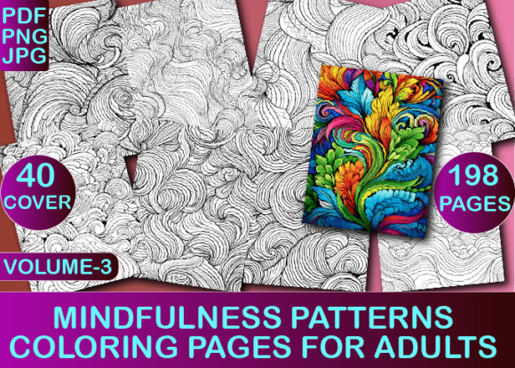 Download Mindfulness Patterns Coloring Book F V-3 - Mindfulness patterns Collection