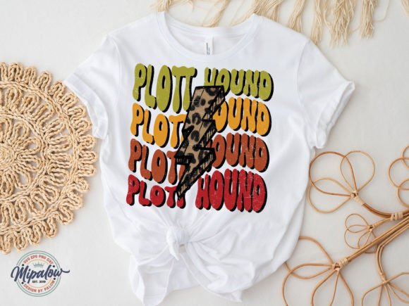 Download Plott Hound Png, Groovy Wavy Retro. - Hound Collection