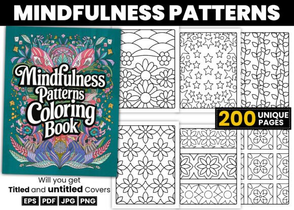 Download Mindfulness Patterns Coloring Book - Mindfulness patterns Collection