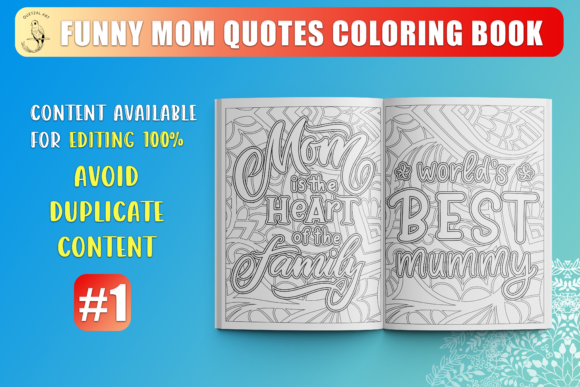 Download Mom Quote Coloring Pages Interior KDP - Premium Bundle